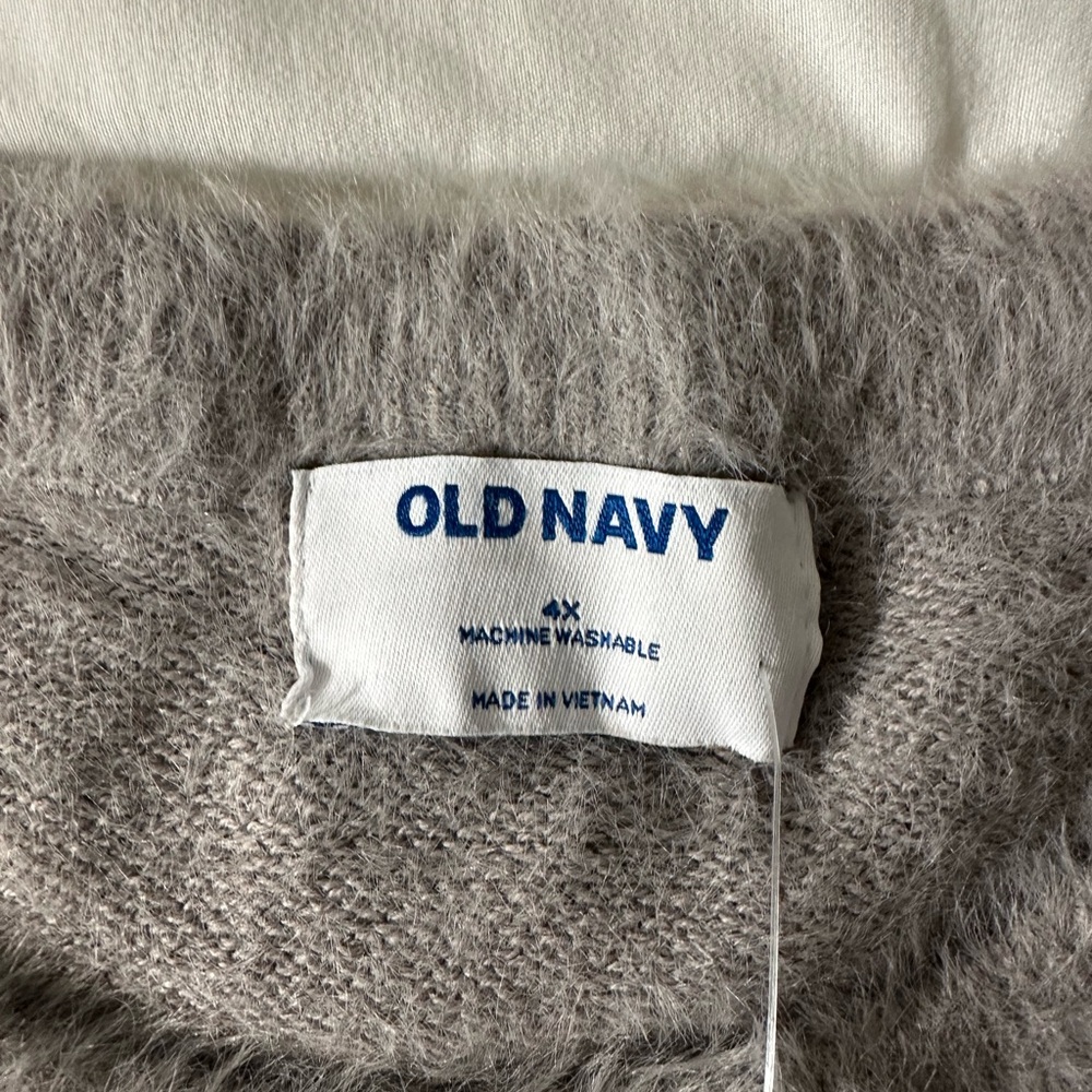 Old Navy Soft Gray Knit Top